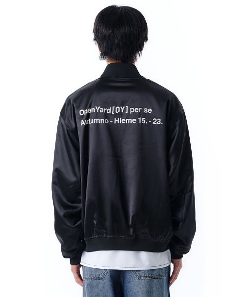 REVERSIBLE CHECK BLOUSON JACKET-BLACK
