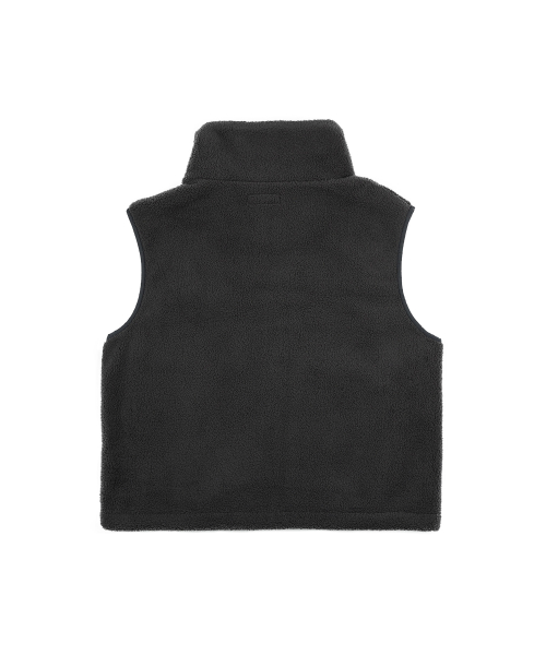 Dark cloud fleece vest
