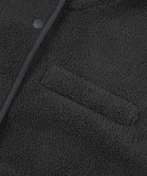 Dark cloud fleece vest