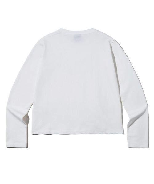 W TAG SPAN LONGSLEEVE - OFF WHITE