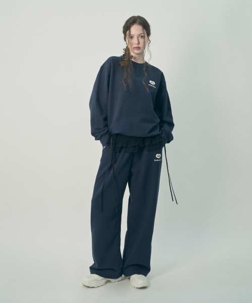 [UNISEX] Свитшот с классическим лого со строчкой Navy