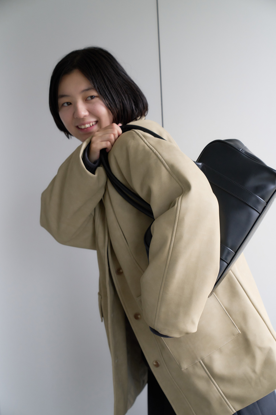 ジャケット・アウター PESTO Half padded leather jacket sand MUSINSA公式 | PESTO Half padded leather jacket sand