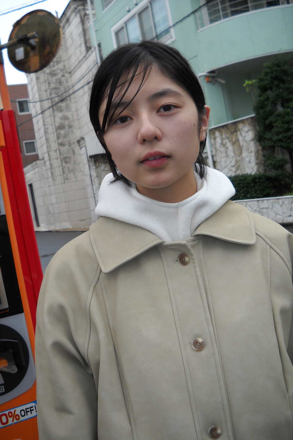 ジャケット・アウター PESTO Half padded leather jacket sand MUSINSA公式 | PESTO Half padded leather jacket sand