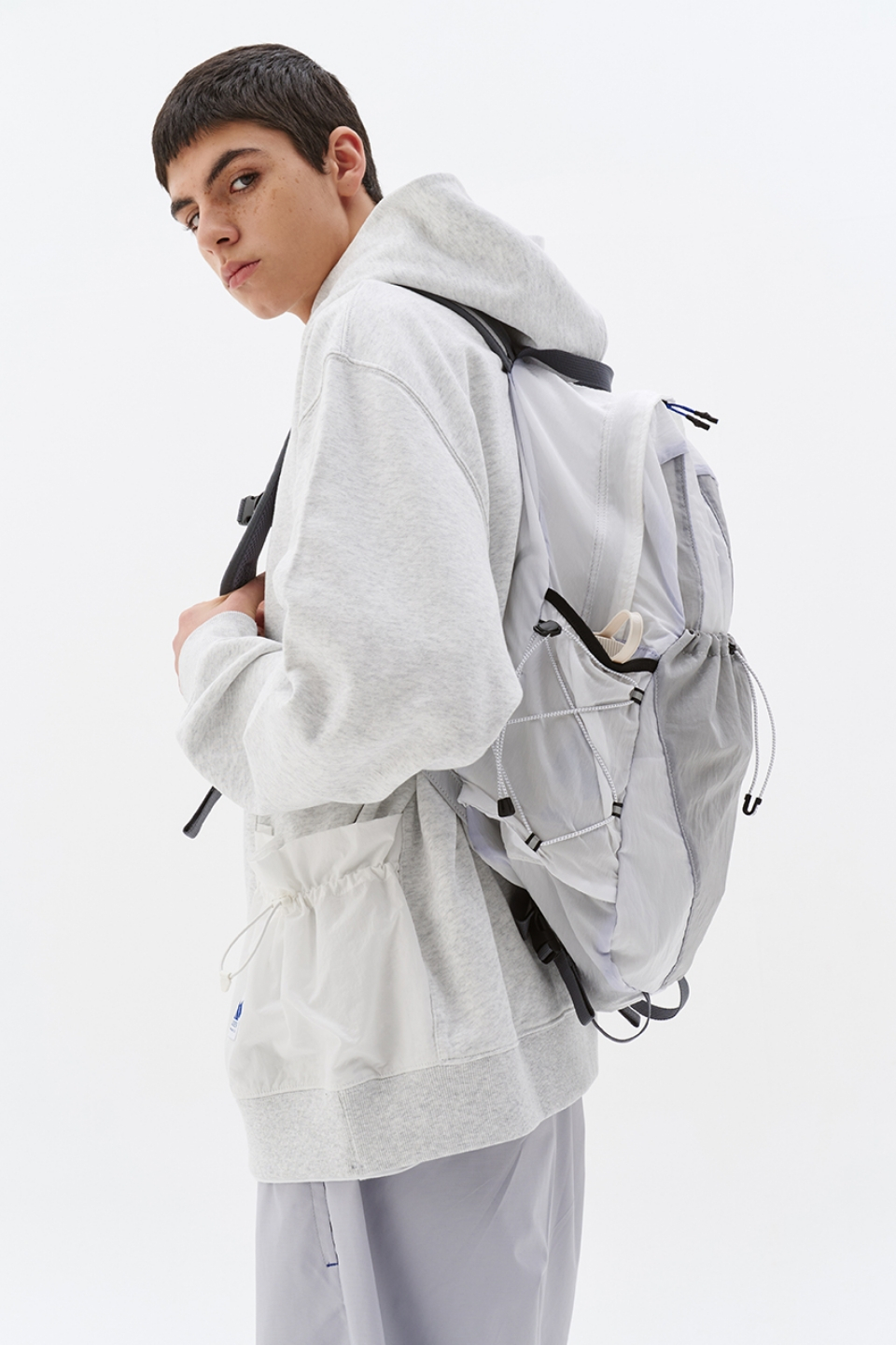 MUSINSA | MADDEN Zinger Color Block Backpack Teal