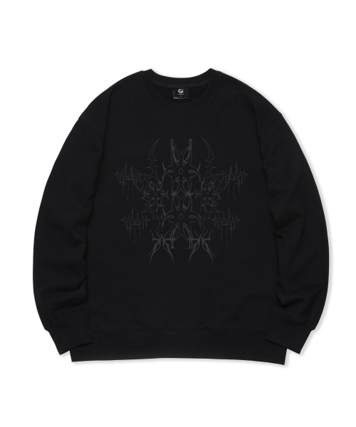 Свитшот с бабочкой (black)