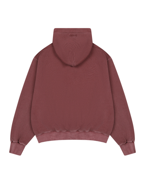 LOVE, SUNDAY ZIP HOODIE WINE