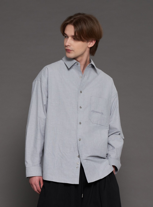 [L~4XL] Оверсайз оксфордская рубашка _7 COLORS