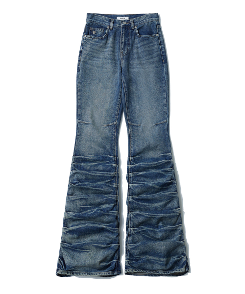 Fakiii Cumulate Boot-Cut Denim Pants_Blue