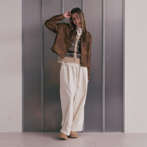 AR_Basic button leather jacket_2color