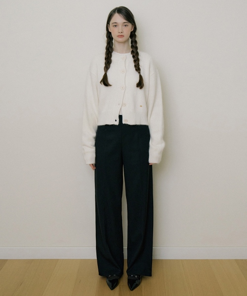 EOT HIGH WAIST TIDY SLACKS BLACK