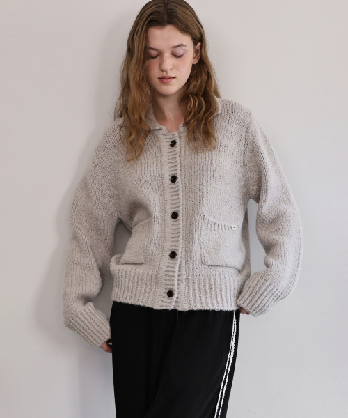 Eve collar cardigan (beige)