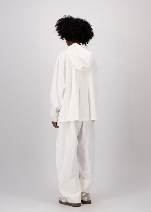 Pilgrims Hoodie in Ivory