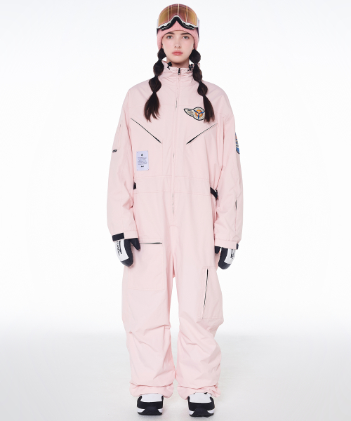 Сноубордический рабочий комбинезон Volcan 2425, baby pink, унисекс
