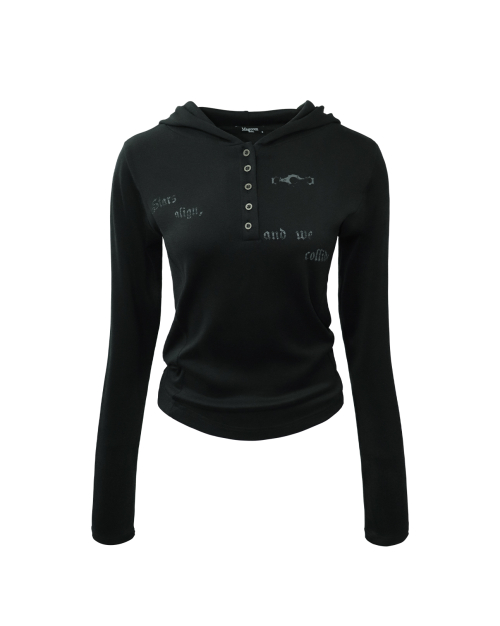 Тонкое худи Stars Slim Fit Black