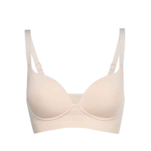 SKINON WIRELESS COSY BRA [SKIN, BLACK 2PC]