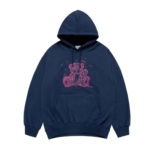 HAND SKETCH BEAR HOODIE