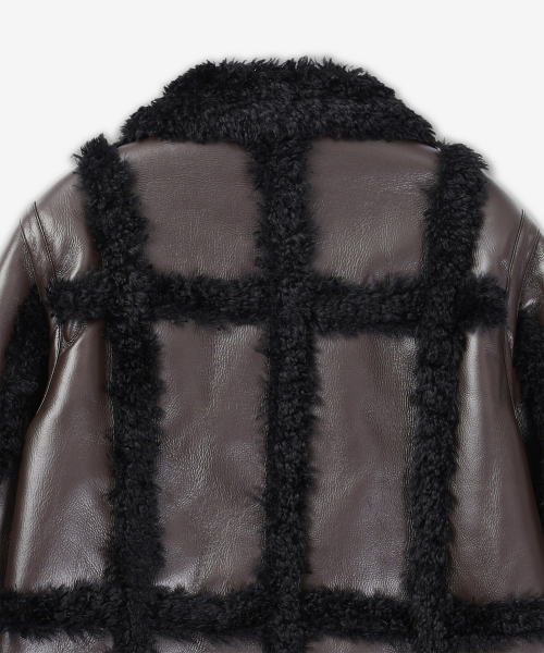 Пальто Patrice Dark Brown/Black 61100901087499