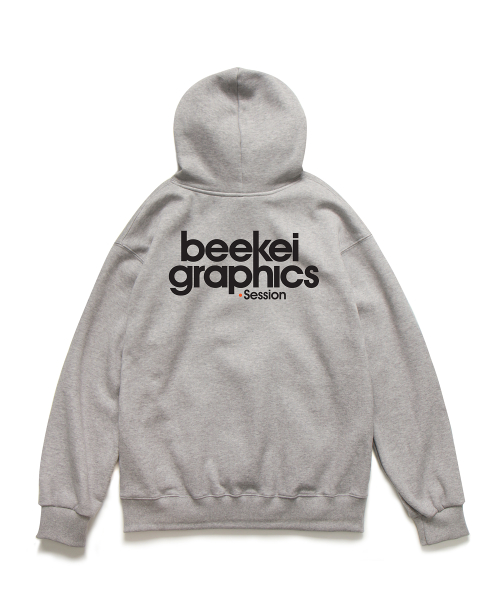 Худи BEEKEIGRAPHICS HOOD GREY