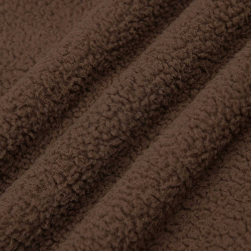 Флисовый свитшот с воротником и нашивкой (KYTS2509192)