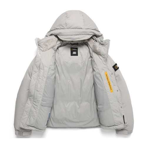 Пуховик гусиный пух N244UDW100 ICE GREY