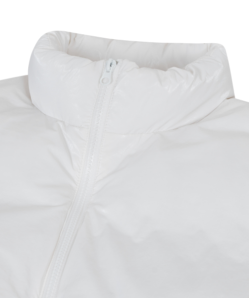 Куртка 85-VIVA046 Utility Glossy Half High Neck White