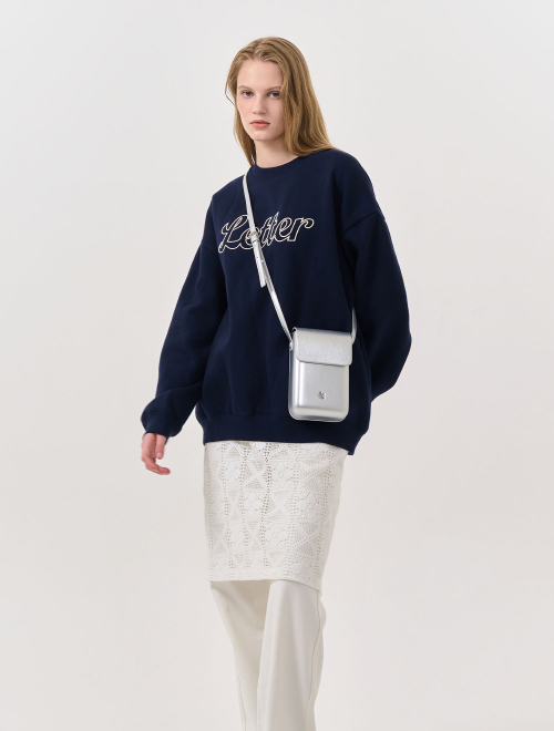 Свитшот UNISEX с начесом и принтом [NAVY] / SBD4U02010