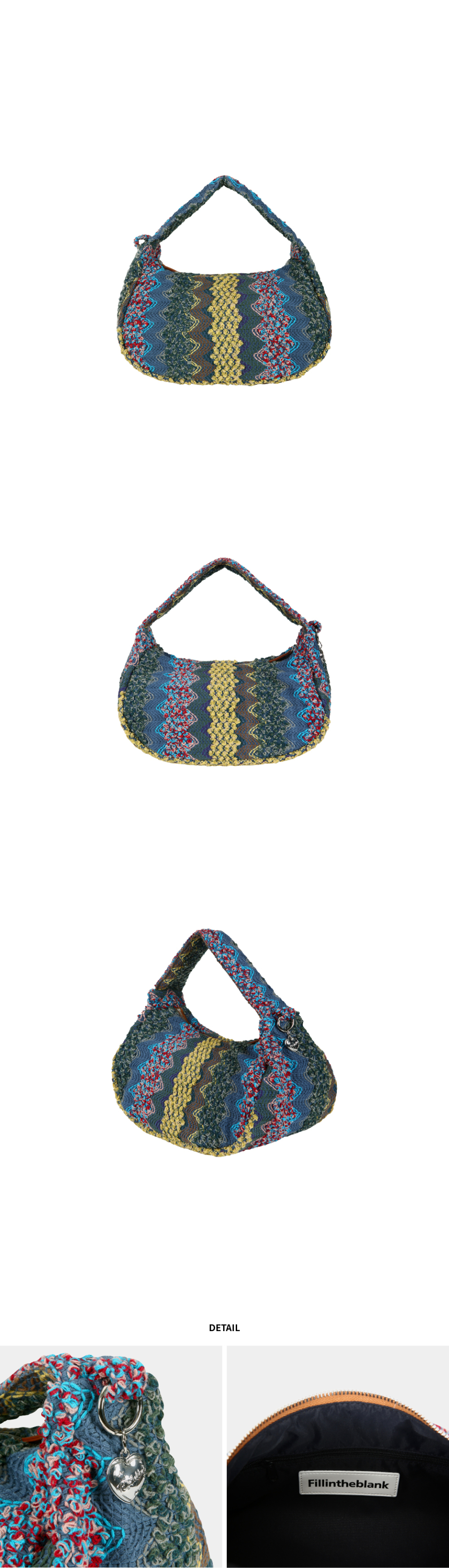 MUSINSA | FILLINTHEBLANK Battery Sack Bag (M)(blue)