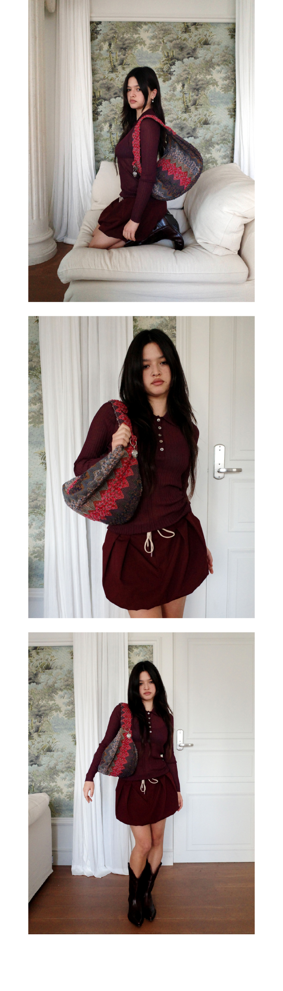 MUSINSA公式 | FILLINTHEBLANK Battery Sack Bag (M)(pink)