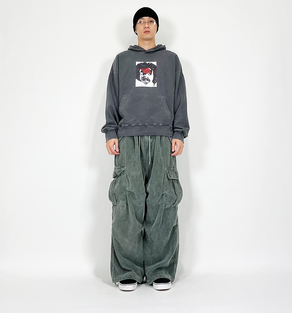 [SK8ER ROCK] Pigment Cargo String Wide Pants ★大人気★ SK8ER ROCK] Pigment Cargo String Wide Pants ☆大人気☆ ボトムス