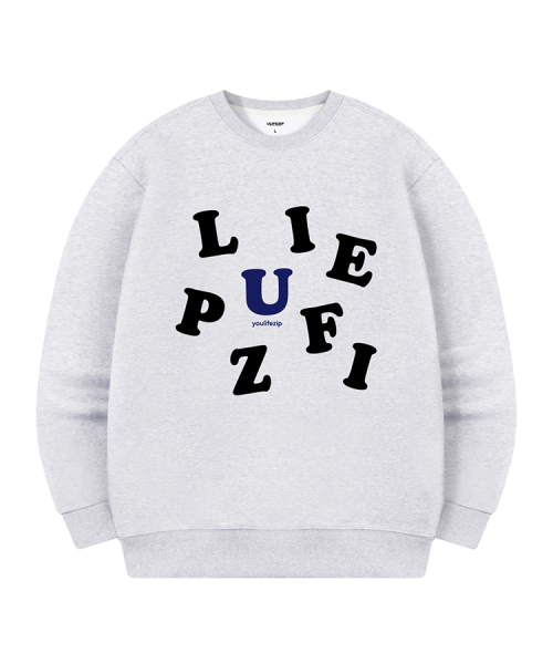 Оверсайз свитшот Mess Up 6 Color [ULZM_5023]