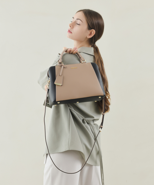 [cow leather] ESPIN_A TOTE&CROSS BAG