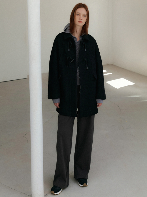 Toggle button boucle half coat (2color)
