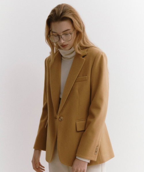 Жакет из мериносовой шерсти (Beige)