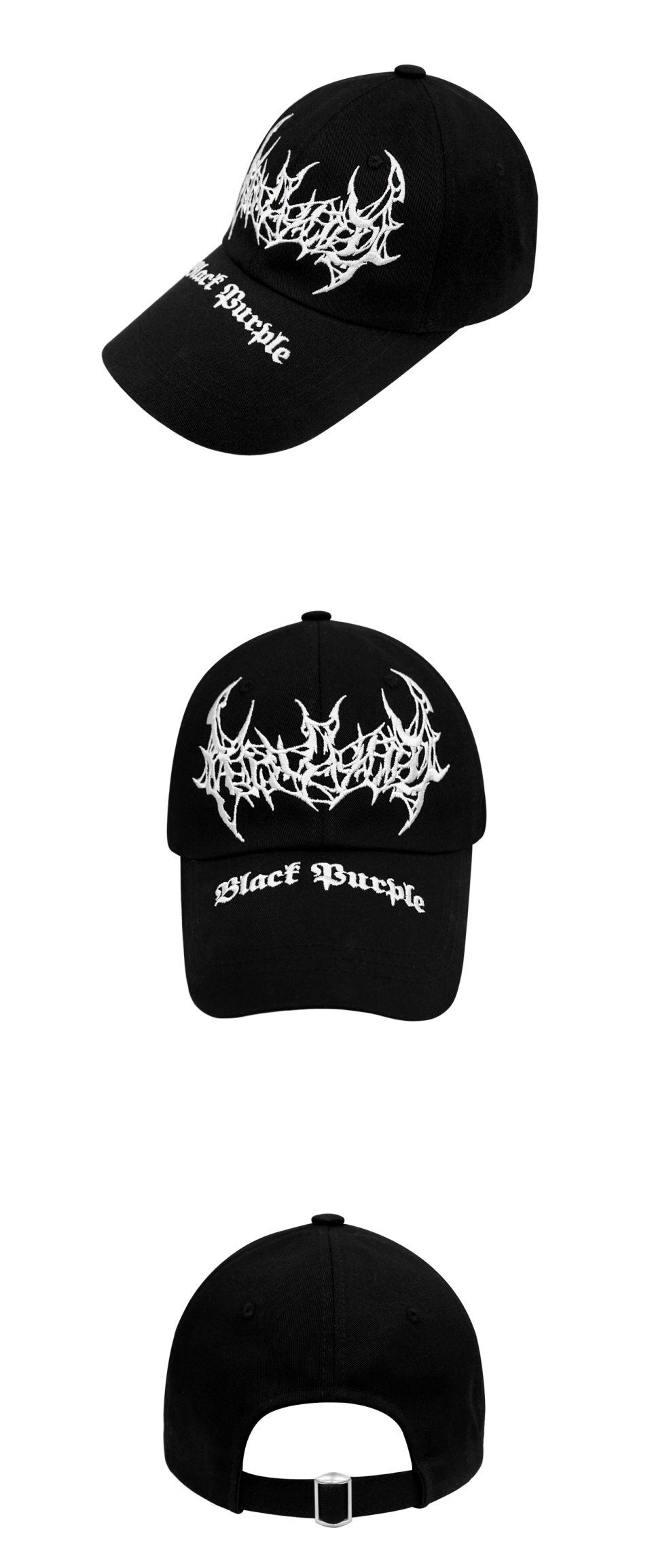 【BLACKPURPLE】24FW★ Bad-Bat Ball Cap MUSINSA | BLACK PURPLE Bad-Bat Ball Cap - Black