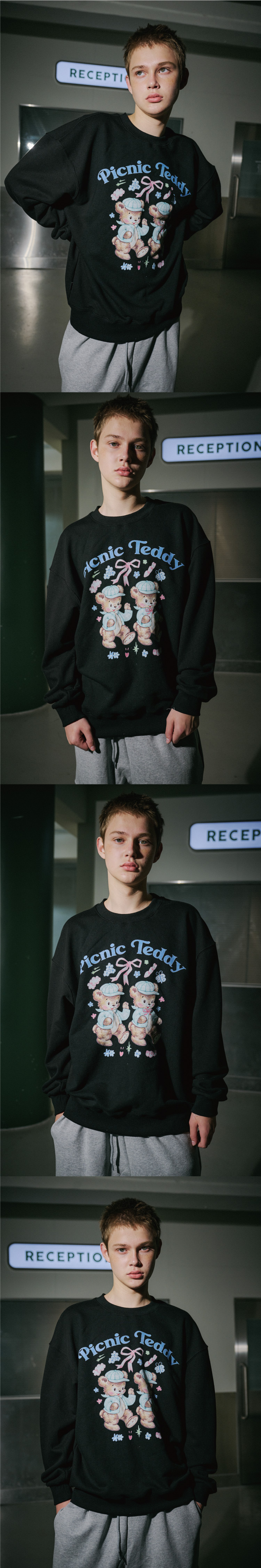 【CPGN STUDIO】24FW★ DTP Picnic Teddy Sweatshirt MUSINSA | CPGN STUDIO DTP Picnic Teddy Sweatshirt Black