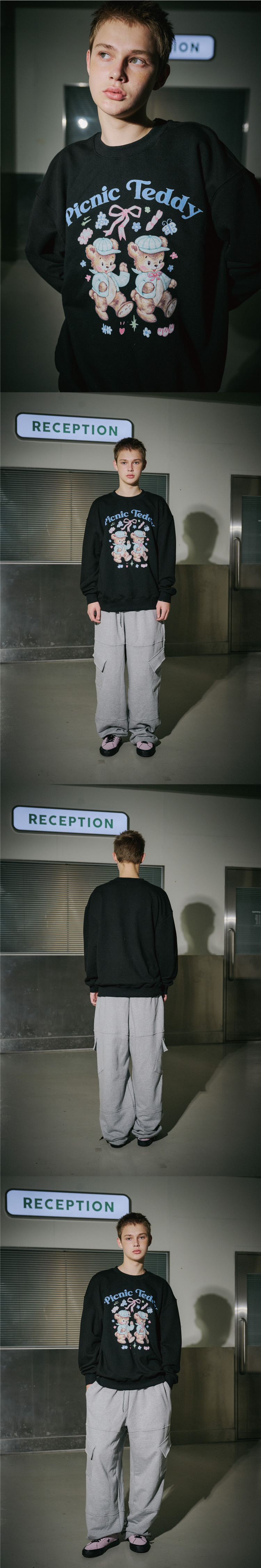【CPGN STUDIO】24FW★ DTP Picnic Teddy Sweatshirt MUSINSA | CPGN STUDIO DTP Picnic Teddy Sweatshirt Black