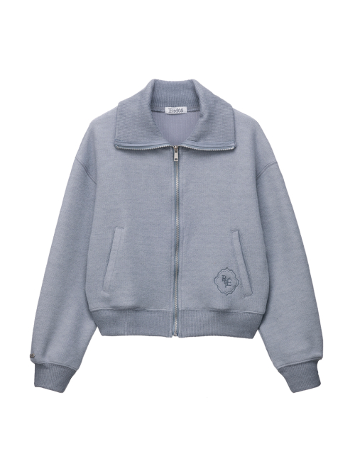 set-up open collar zipup-UC42JC900- U1C42JCD900