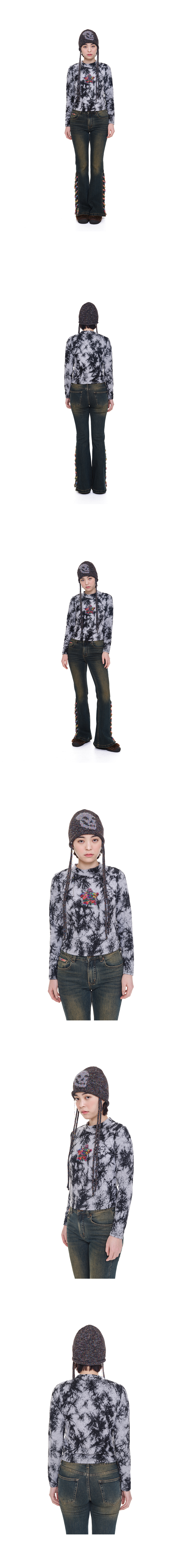 ★YOUTHBATH★Rainbow star long sleeve_black★正規品/直送料込 MUSINSA | YOUTHBATH Rainbow star long sleeve_black