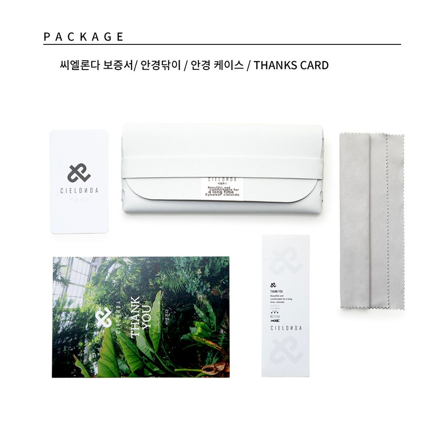 씨엘론다 동그리 라운드 안경테  TRV01 블랙