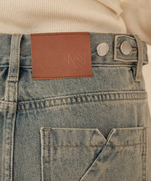 Sandy M-Point Waid Denim Pants