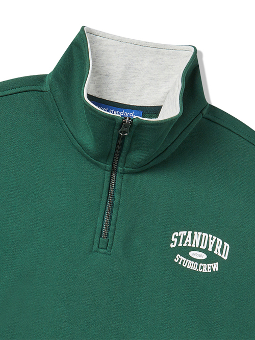 Свитшот на молнии Crew Core Half-Zip (Green)