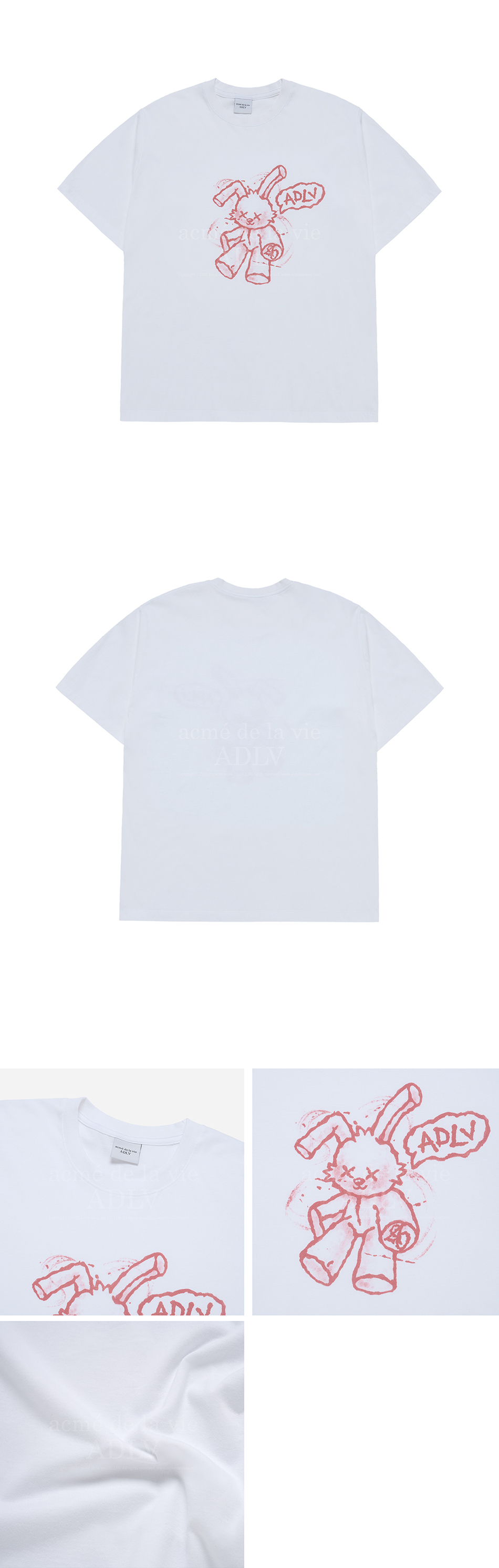 Tシャツ・カットソー ACME DE LA VIE HANDSKETCH RABBIT SHORT SLEEVE T-SHIRT MUSINSA | acmé de la vie HANDSKETCH RABBIT SHORT SLEEVE T-SHIRT