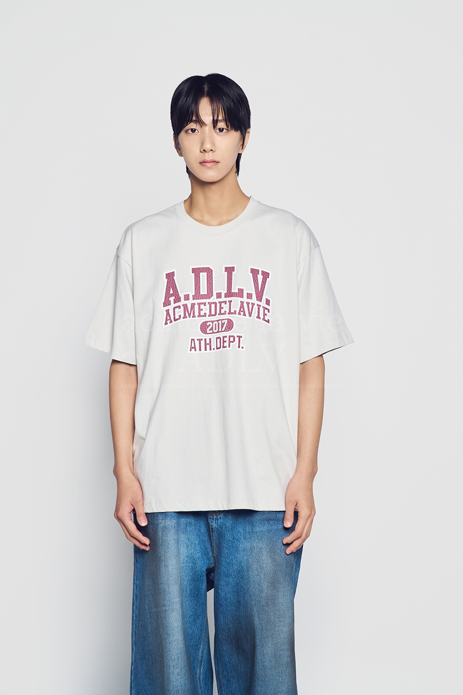 Tシャツ・カットソー ACME DE LA VIE OLDSCHOOL CRACK PRINTING SHORT SLEEVE T-SHIRT OLDSCHOOL CRACK PRINTING SHORT SLEEVE T-SHIRT - 아크메드라비