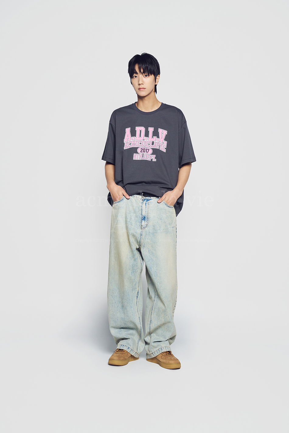 MUSINSA | acmé de la vie OLDSCHOOL CRACK PRINTING SHORT