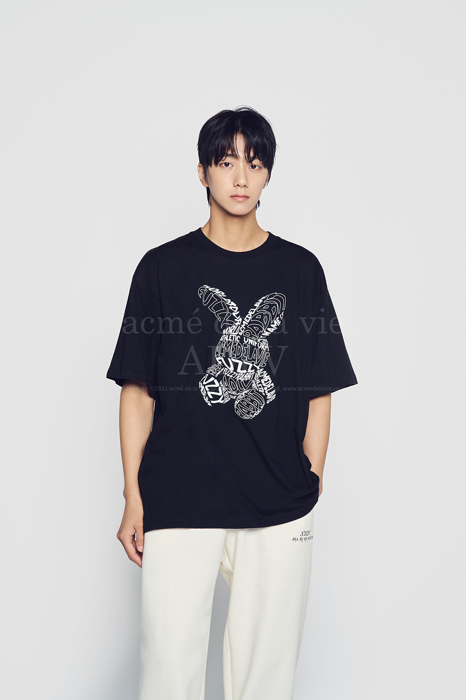 ■acme de la vie■ STRIPE RABBIT SHORT SLEEVE TSHIRT 5009496 MUSINSA | acmé de la vie STRIPE RABBIT SHORT SLEEVE T-SHIRT