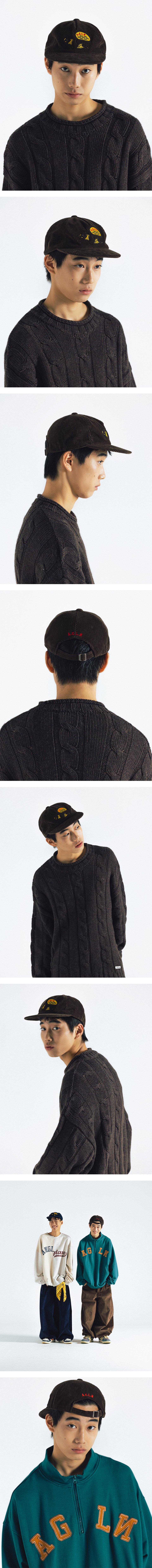 【ANGLAN】24FW★ [AG] Balloon Embroidery Corduroy Cap MUSINSA | ANGLAN Balloon Embroidery Corduroy Cap - Navy