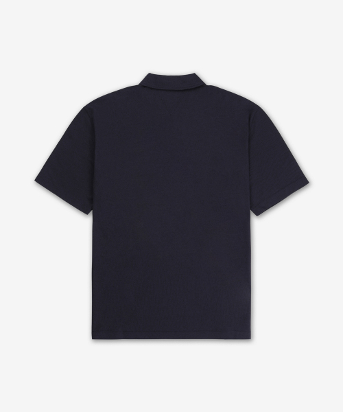 Легкое хлопковое поло BV с вышивкой, Dark Navy / 796163V4DG01177