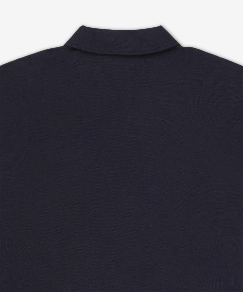 Легкое хлопковое поло BV с вышивкой, Dark Navy / 796163V4DG01177