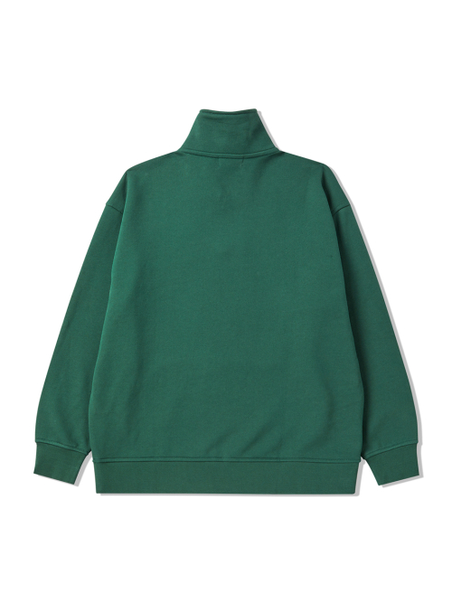 Свитшот Player half-zip Green