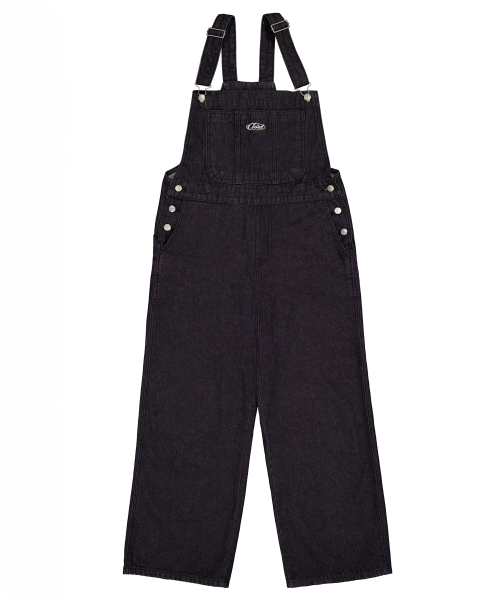 Овербол с контрастной строчкой Black Denim